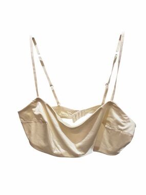 Auden Ivory Satin Bra